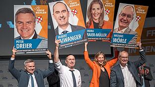 Der Ausgangspunkt: Im November 2024 gaben die Freien Wähler bei einer Pressekonferenz ihre Kandidaten für die Bundestagswahl im Februar bekannt. Der Ausgangspunkt: Im November 2024 gaben die Freien Wähler bei einer Pressekonferenz ihre Kandidaten für die Bundestagswahl im Februar bekannt.