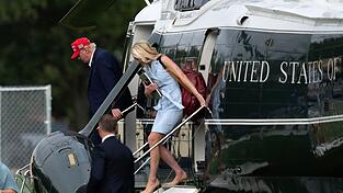 Natalie Harp ist oft an Trumps Seite zu sehen (Archivbild).