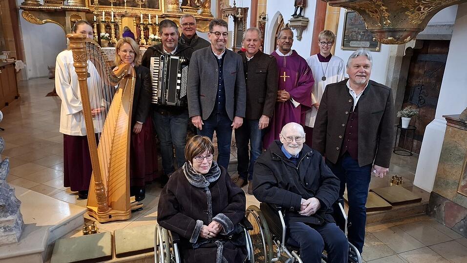 Der Dornacher Viergsang bereitete den Gottesdienstbesuchern mit der „Vilstaler Bauernmesse“ einen Hörgenuss.