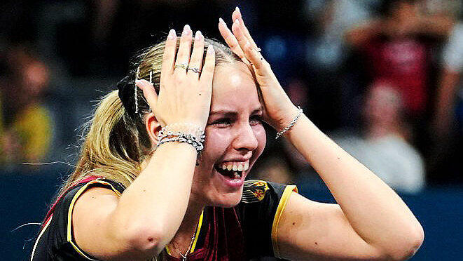 'Ich bin ein Fighter', sagt Annett Kaufmann über sich selbst. 'Ich bin ein Fighter', sagt Annett Kaufmann über sich selbst.