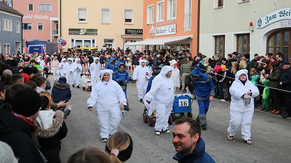 Beim Bogener Faschingsumzug war einiges geboten.