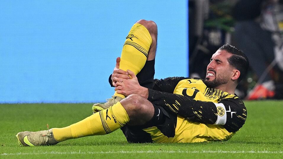Borussia Dortmunds Kapit&auml;n Emre Can f&auml;llt lange aus.