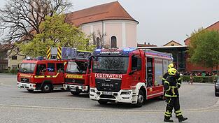 Feuerwehreinsatz an der Grund- und Mittelschule Landau