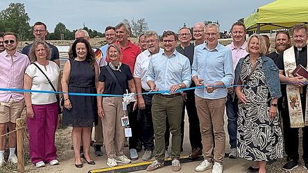 Die Multisportanlage wurde am Samstagvormittag offiziell eingeweiht.