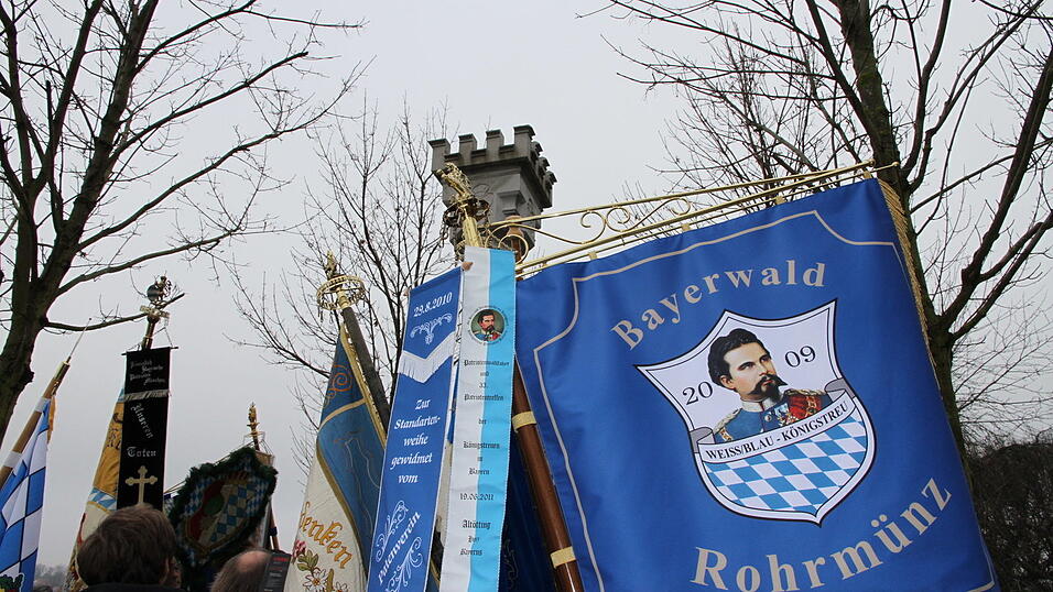 Zum 41. Mal trafen sich am Samstag Patrioten und Königstreue zum Winterpatriotentreffen. (Foto: Katharina Baumeister)