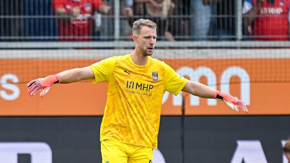 Heidenheims neue Nummer eins: Thomas D&auml;hne soll auch gegen F&uuml;rth zwischen den Pfosten stehen. (Archivbild)