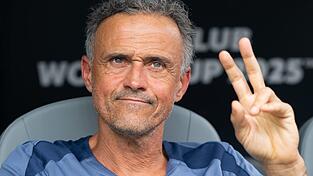 Luis Enrique äußert sich zum Champions-League-Duell mit dem FC Bayern. Luis Enrique äußert sich zum Champions-League-Duell mit dem FC Bayern.