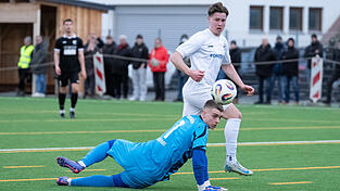 Doppelpack zum 2:0: Moritz Matscho&szlig; brachte den TSV Bogen mit zwei Treffern fr&uuml;h auf die Siegerstra&szlig;e und ebnete den Weg zum 4:1-Erfolg gegen den FC Tegernheim.