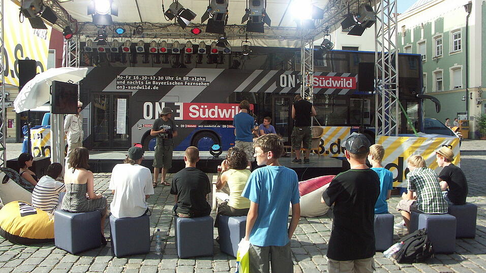 Blick hinter die Kulissen bei on3-südwild. (Foto: Meike Weinzierl) Blick hinter die Kulissen bei on3-südwild. (Foto: Meike Weinzierl)