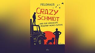 „Crazy Schmidt … und der krasseste Roadtrip meines Lebens“ von Hans-Jürgen Feldhaus, 336 Seiten, erschienen bei dtv.