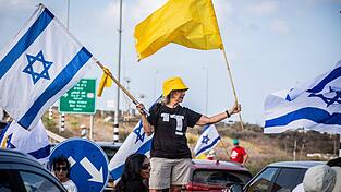 Auch in Israel gibt es Proteste gegen die Regierung.