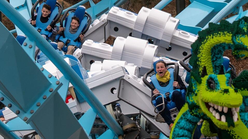 Im Legoland gibt es Attraktionen im Baukl&ouml;tzchen-Design. (Archivbild)