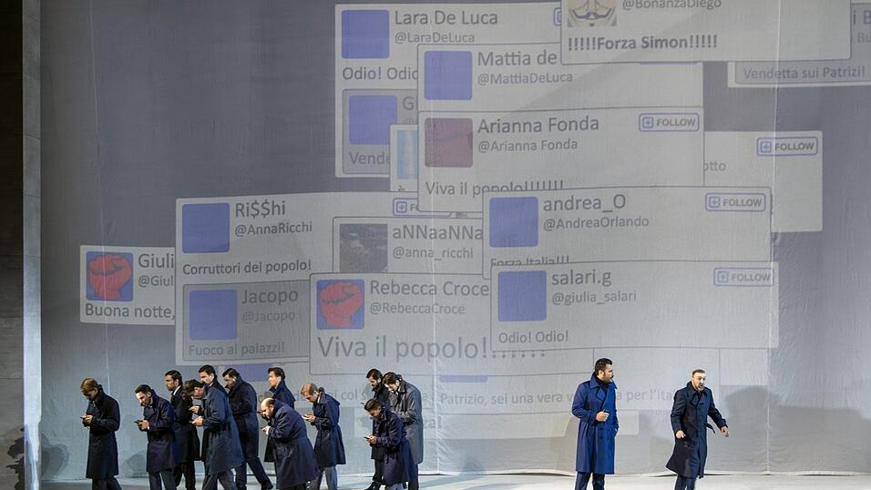 Politik mit Hilfe von Textbotschaften in Andreas Kriegenburgs Inszenierung von 'Simon Boccanegra' Politik mit Hilfe von Textbotschaften in Andreas Kriegenburgs Inszenierung von 'Simon Boccanegra'