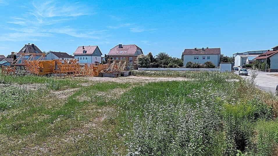 Noch grünt's auf dem künftigen Gelände für das 'Goldsteig Quartier'. Nach aktuellem Stand bekommen die dort lagernden Baumaschinen 2025 Arbeit. Noch grünt's auf dem künftigen Gelände für das 'Goldsteig Quartier'. Nach aktuellem Stand bekommen die dort lagernden Baumaschinen 2025 Arbeit.