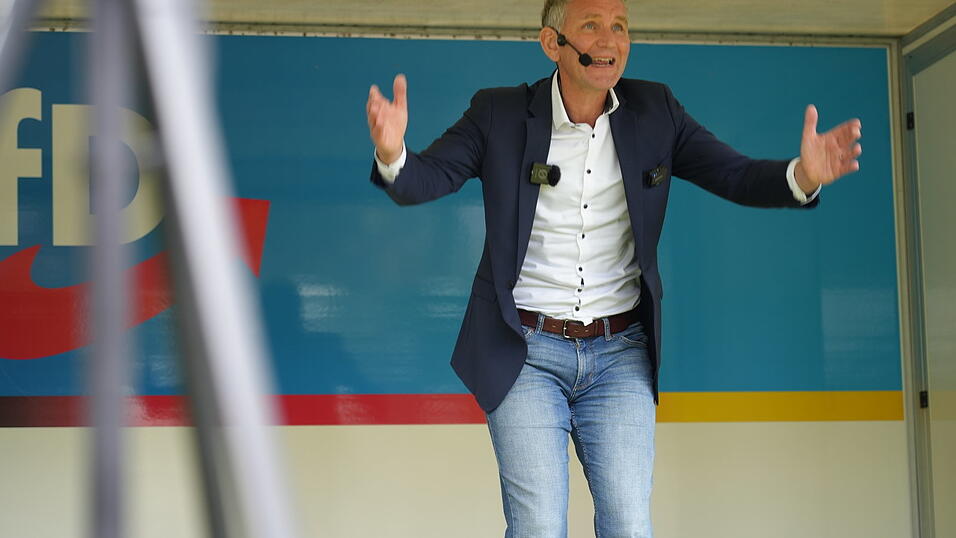 Höcke am Samstag in Neutraubling. Höcke am Samstag in Neutraubling.