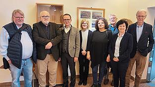 Der Vorstand um den ersten Vorsitzenden Dr. Stefan Maier (2.v.l.) konnte mit dem vergangenen Jahr zufrieden sein und blickt positiv auf die kommenden Veranstaltungen.