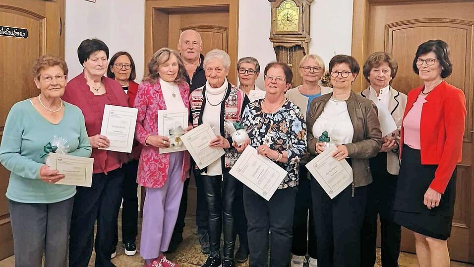 Einige Mitglieder halten dem Verein seit 50 Jahren die Treue.