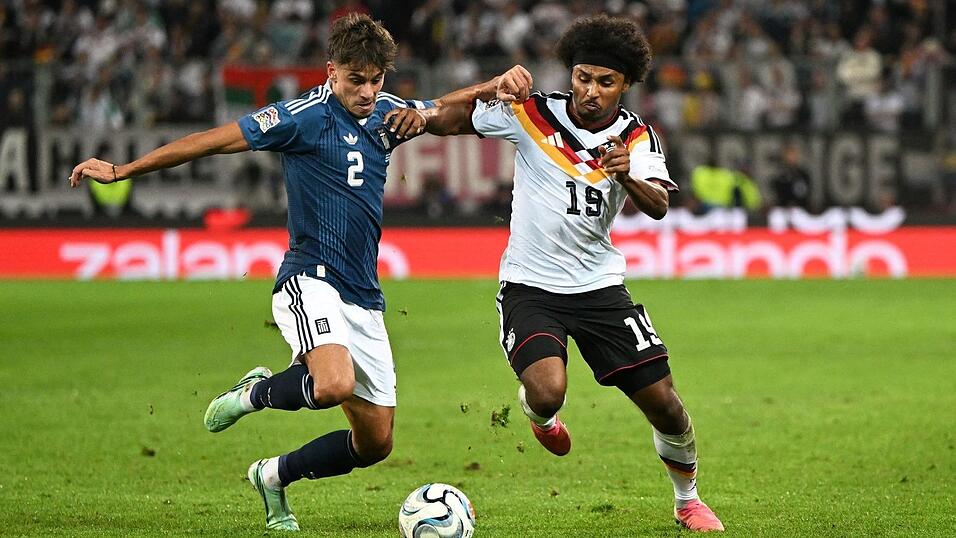 Dynamisch unterwegs auf dem Flügel: Karim Adeyemi (r). Dynamisch unterwegs auf dem Flügel: Karim Adeyemi (r).