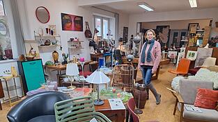 Alles, was Marion Steger in ihrem Geschäft zum Verkauf anbietet, hat seinen Stil und seine Berechtigung.