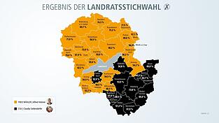 Das Wahlverhalten unterscheidet sich im Norden und S&uuml;den deutlich.