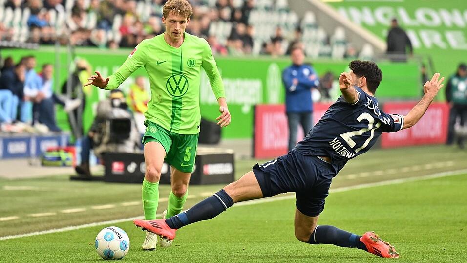 Viele Zweikämpfe prägten das Spiel zwischen Wolfsburg und Bochum.