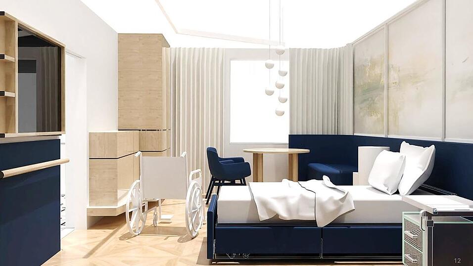 &bdquo;Wie ein Hotelzimmer&ldquo;: So sehen die k&uuml;nftigen Bewohnerzimmer im B&uuml;rgerheim aus.