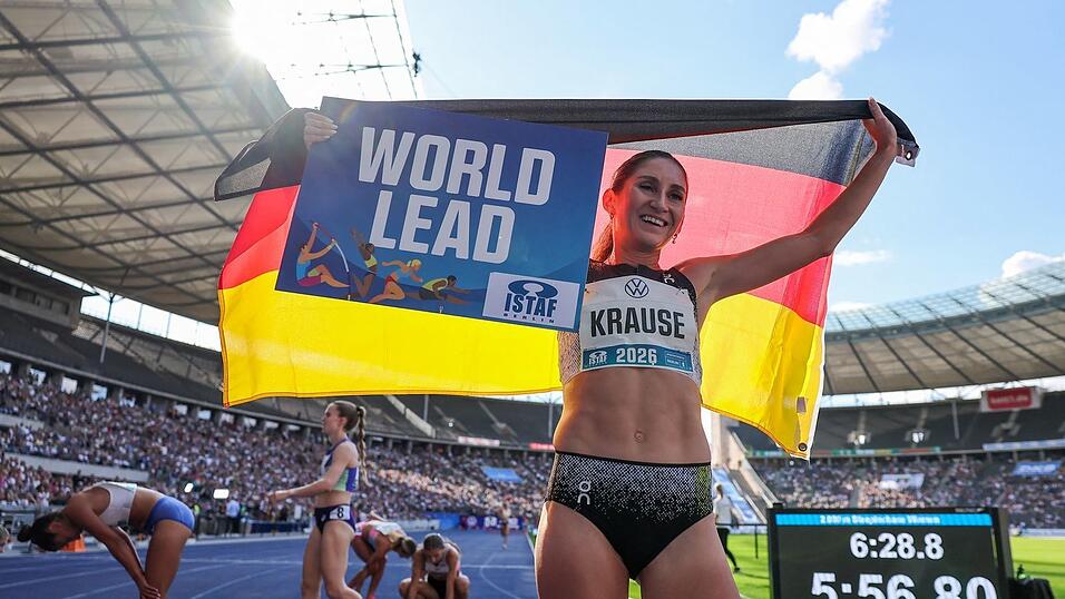 Gesa Krause lief über 2.000 Meter Hindernis eine Weltjahresbestleistung. Gesa Krause lief über 2.000 Meter Hindernis eine Weltjahresbestleistung.