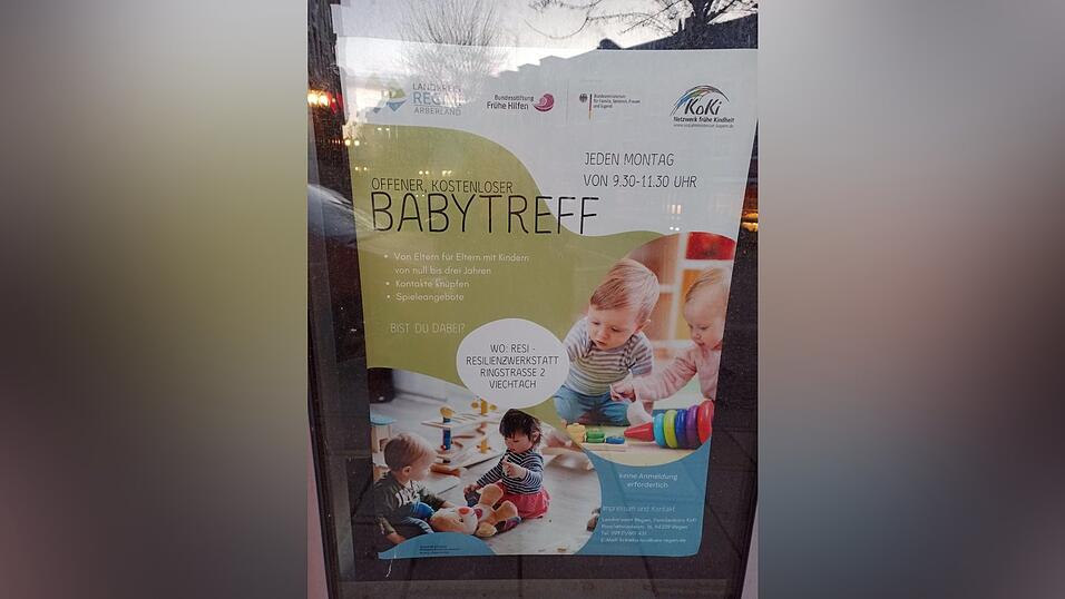 Immer montags findet der Babytreff statt. Immer montags findet der Babytreff statt.