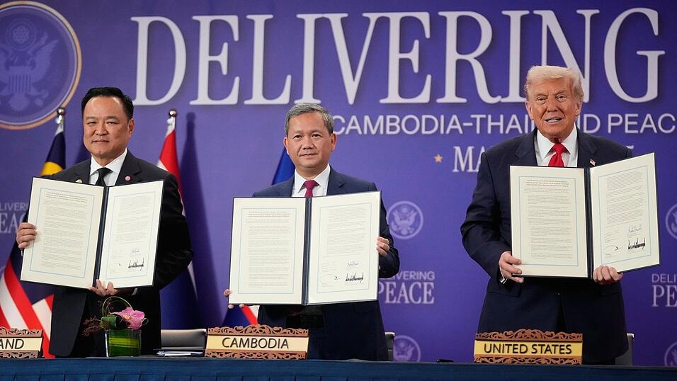 Trump hatte Thailand und Kambodscha zu dem Friedensabkommen gedrängt.