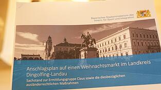 Der mutma&szlig;lich geplante Anschlag auf einen Weihnachtsmarkt im Landkreis Dingolfing-Landau war Thema im bayerischen Landtag.