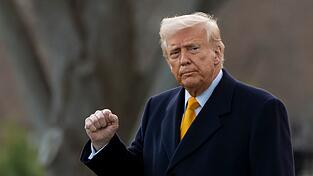 US-Präsident Trump setzt auf Zölle. (Archivbild)