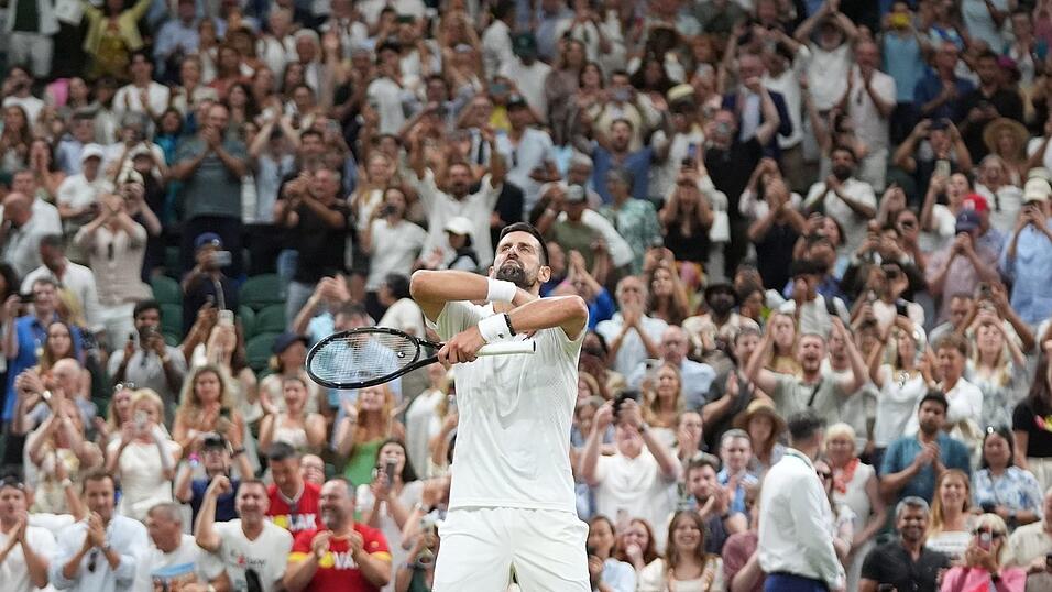 Begeisterte die Zuschauer: Novak Djokovic. Begeisterte die Zuschauer: Novak Djokovic.