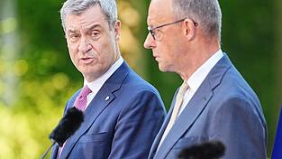 Markus S&ouml;der steht zu Friedrich Merz. (Archivbild)