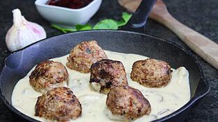 Rund, praktisch, lecker: Schwedische Köttbullar.
