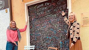 Daniela Melcher (rechts) war überwältigt von der Resonanz.