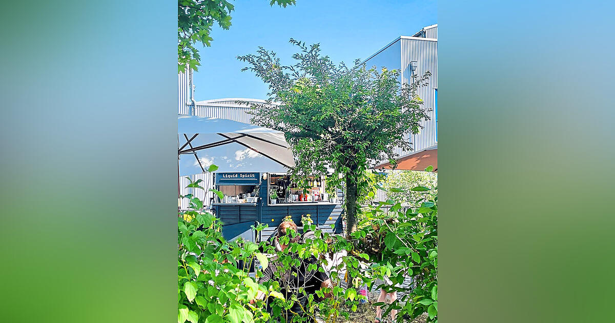 Martin Schoierer runs a pop-up beer garden in Straßkirchen.