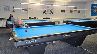 Das Glanzstück des neuen Erich-Fischer-Vereinsheims. Nun herrschen perfekte Trainings- und Turnierbedingungen.