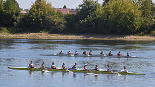 Sportlich wurde es auf der Donau.