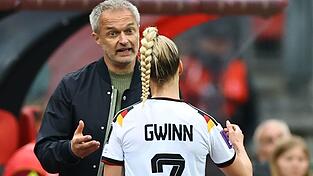 Giulia Gwinn fehlt Bundestrainer Christian Wück gegen Norwegen und Slowenien. (Archivbild) Giulia Gwinn fehlt Bundestrainer Christian Wück gegen Norwegen und Slowenien. (Archivbild)