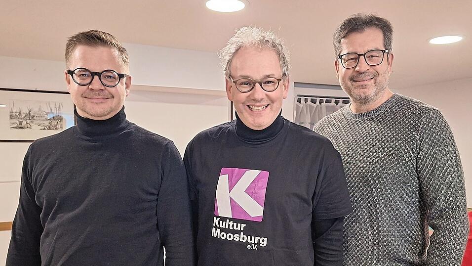 Wiedergew&auml;hlt wurden die Vorsitzenden von Kultur e.V.: (v.l.) Christian Sommerer, Rudi Heinz und Peter Reif.