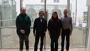 Die Organisatoren Thomas Beetz (Stadtb&uuml;cherei Landshut), Christian Baier, Helena Golder (Volkshochschule Landshut) und Bernhard Bachem (Hugendubel) freuen sich bereits sehr auf die Veranstaltungsreihe.