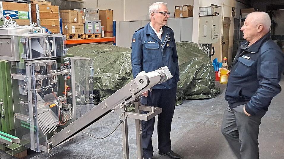 Die Navis-Vorsitzenden Dr. Thomas Geiner und Lars Boehlkau freuten sich &uuml;ber ein volles Haus beim Neujahrsempfang der Hilfsorganisation.