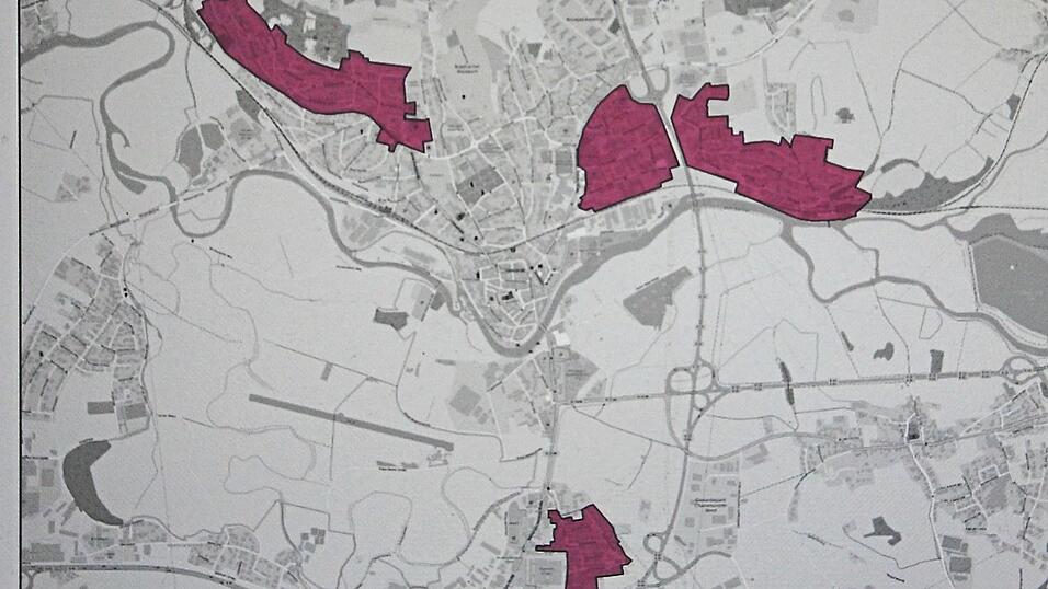 Im zweiten Bauabschnitt erhalten die rothinterlegten Gebiete einen Glasfaseranschluss. Fotos: Melanie Schmid