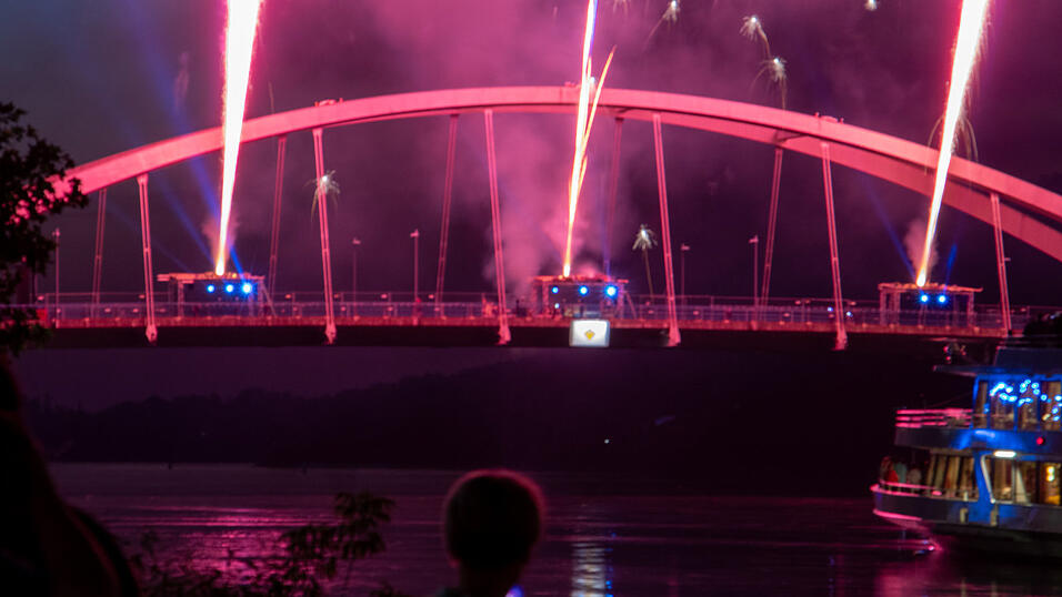 'Donau in Flammen' fand heuer zum 20. Mal in Vilshofen statt.
