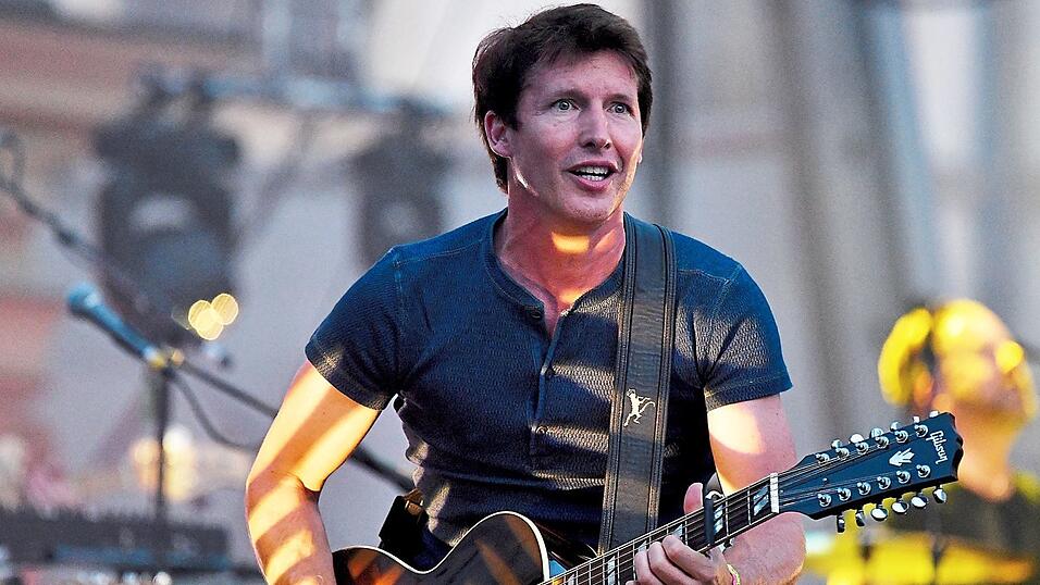 James Blunt gab alles und spielte bei den Schlossfestspielen ohne Pause.