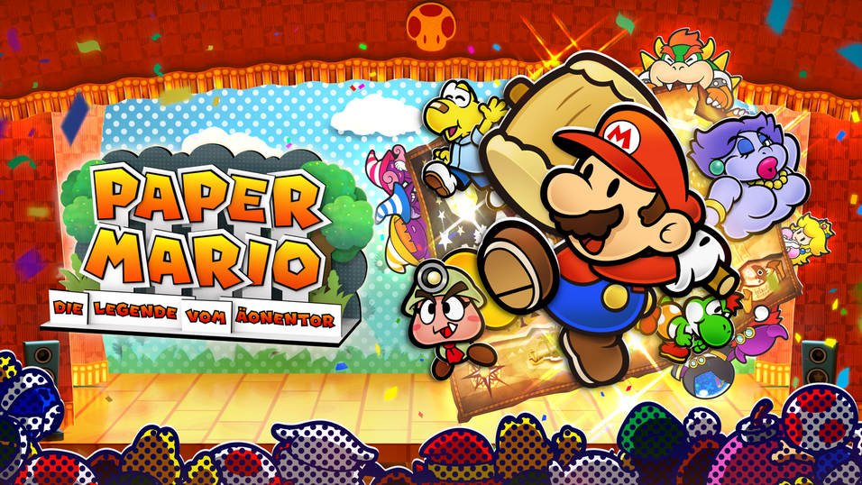Paper Mario und seine Freunde müssen das Geheimnis um das Äonentor lüften.
