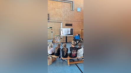 Markus Kostka hielt einen Workshop an der Grundschule.