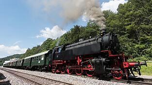 Die Sauschwänzlebahn im Schwarzwald war in der 'Eisenbahn-Romantik' immer wieder Thema.