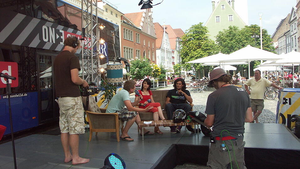 Blick hinter die Kulissen bei on3-südwild. (Foto: Meike Weinzierl) Blick hinter die Kulissen bei on3-südwild. (Foto: Meike Weinzierl)