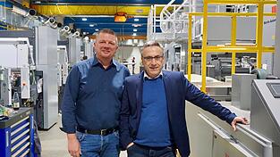 Personalleiter Peter Fiedler (links) und Chef des Produktmanagements Werner Schwab (rechts)